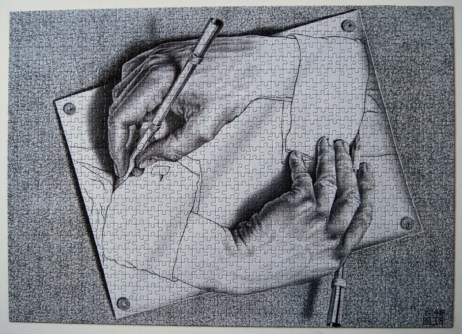 1000 – Drawing Hands (Jumbo, 20??)